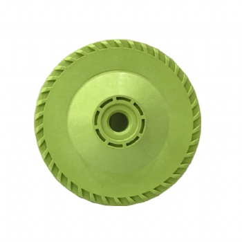 Green color Nylon 107 plastic backing pad with 5/8-11 threads