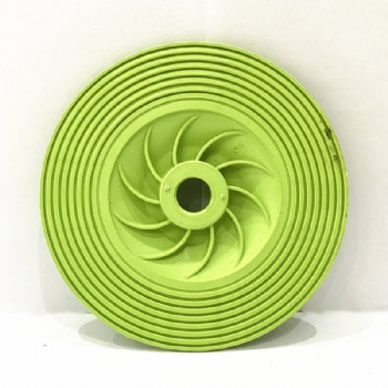 Green color Nylon 107 plastic backing pad with 5/8-11 threads