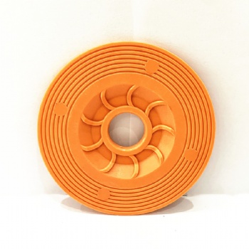 Orange color plastic backing plate 117mm T27 T29