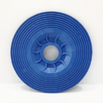 China factory 107mm blue plastic backing pad for making 115mm flap disc