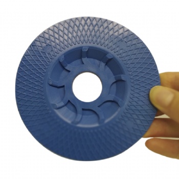 T29 concave shape 117mm blue nylon backing plate